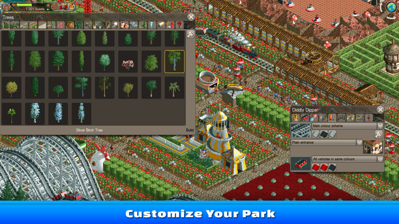 rollercoaster tycoon classic zrzut ekranu switch