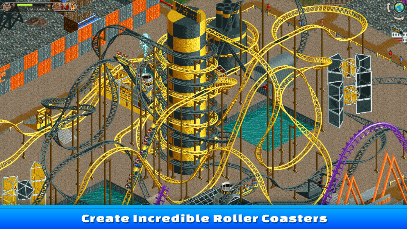 rollercoaster tycoon classic zrzut ekranu switch