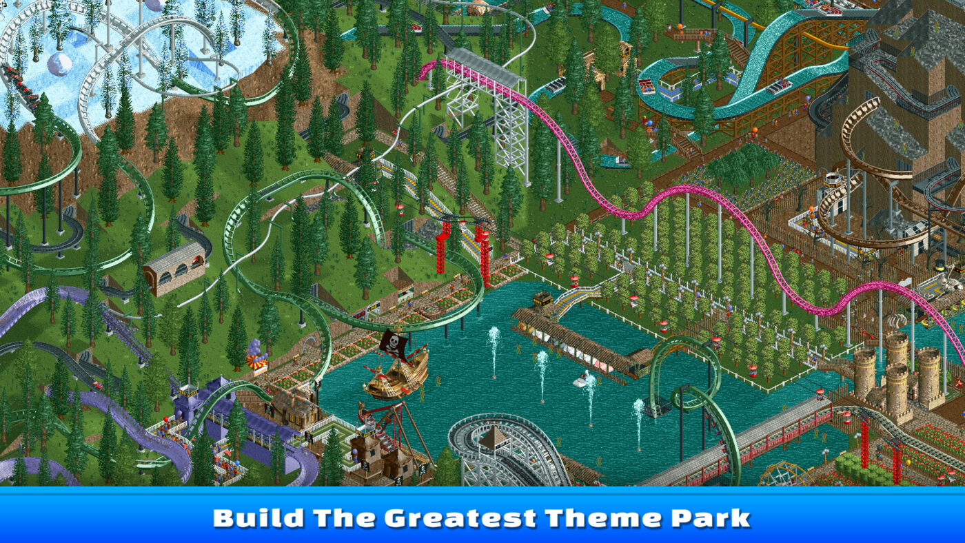 rollercoaster tycoon classic zrzut ekranu switch