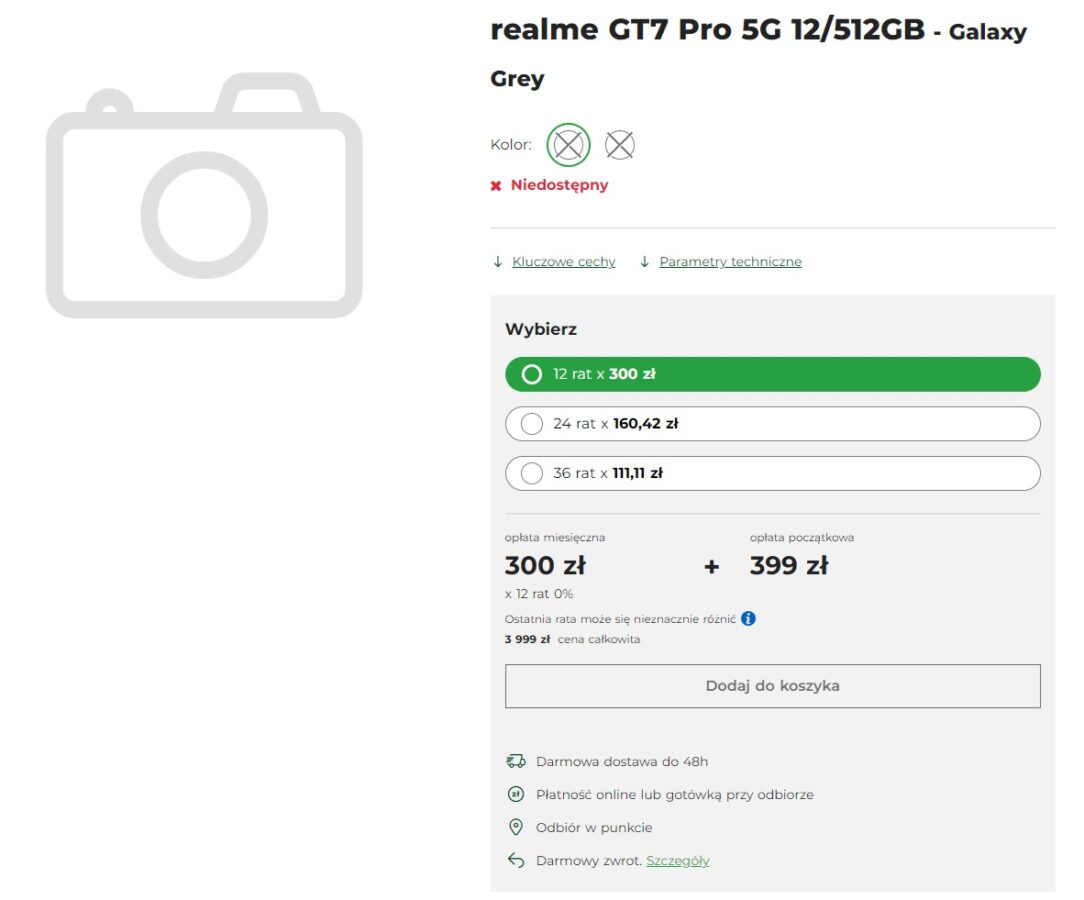 smartfon realme gt 7 pro w sklepie internetowym sieci plus fot. tabletowo.pl