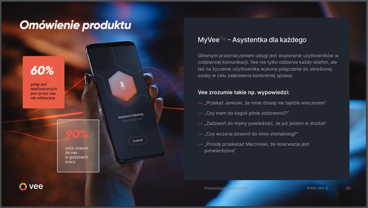 vee mobile myvee prezentacja inwestorska