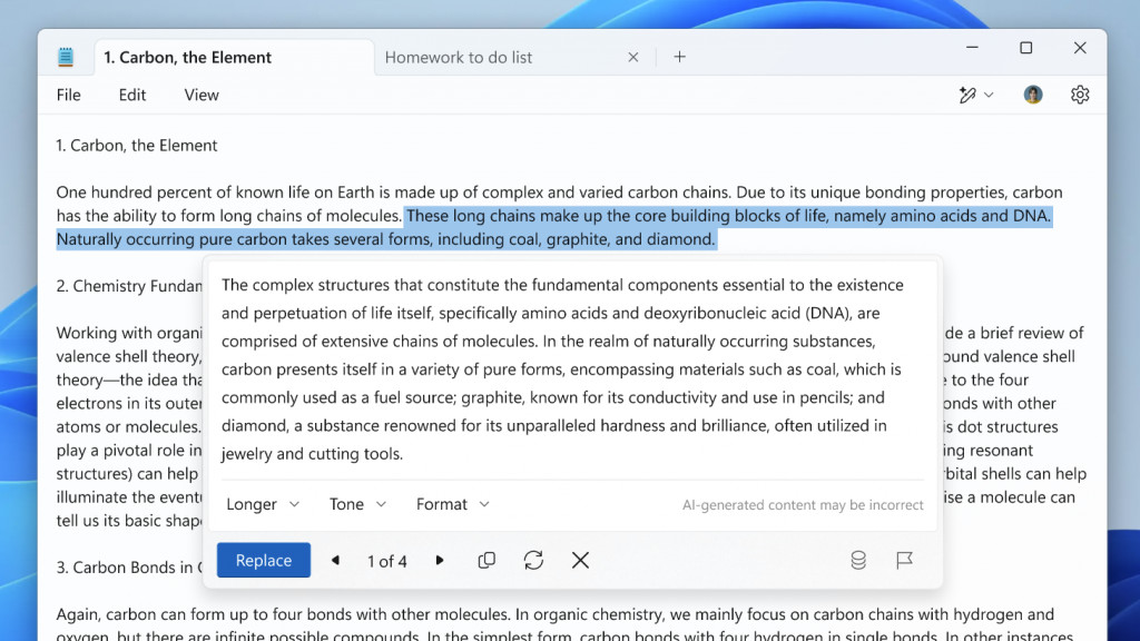Windows 11 Notatnik AI