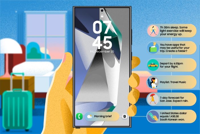Now Bar w Samsung One UI 7