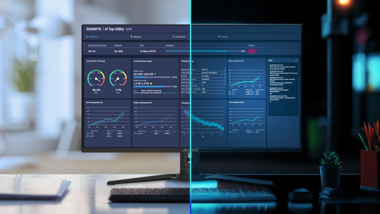 Gigabyte AI TOP Utility
