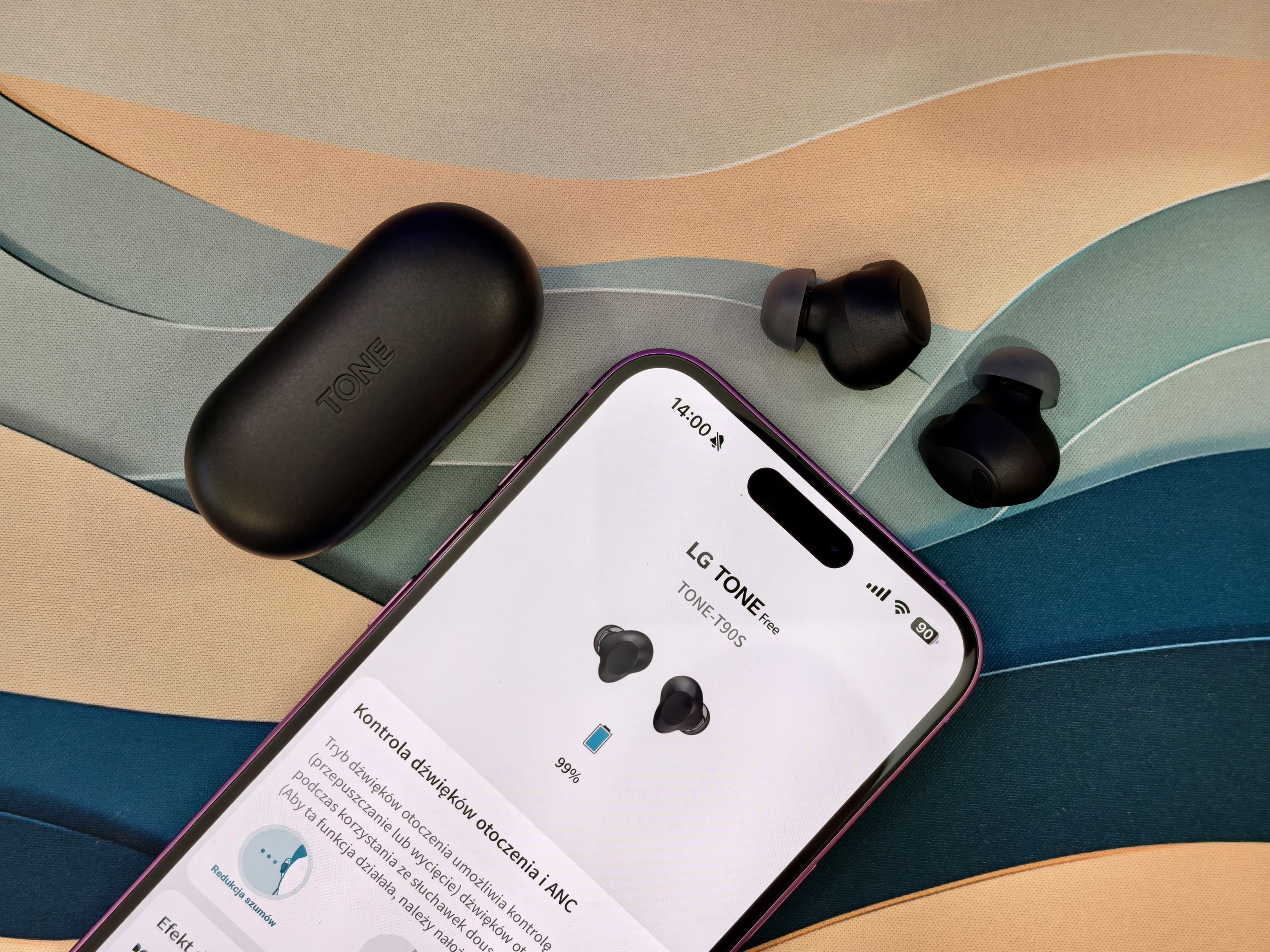LG Tone Free T90S słuchawki tws
