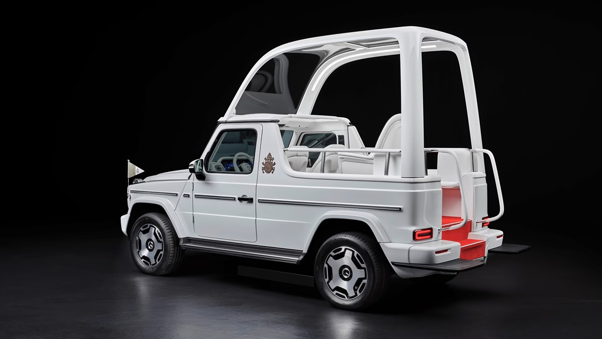 papamobile papież mercedes klasy g