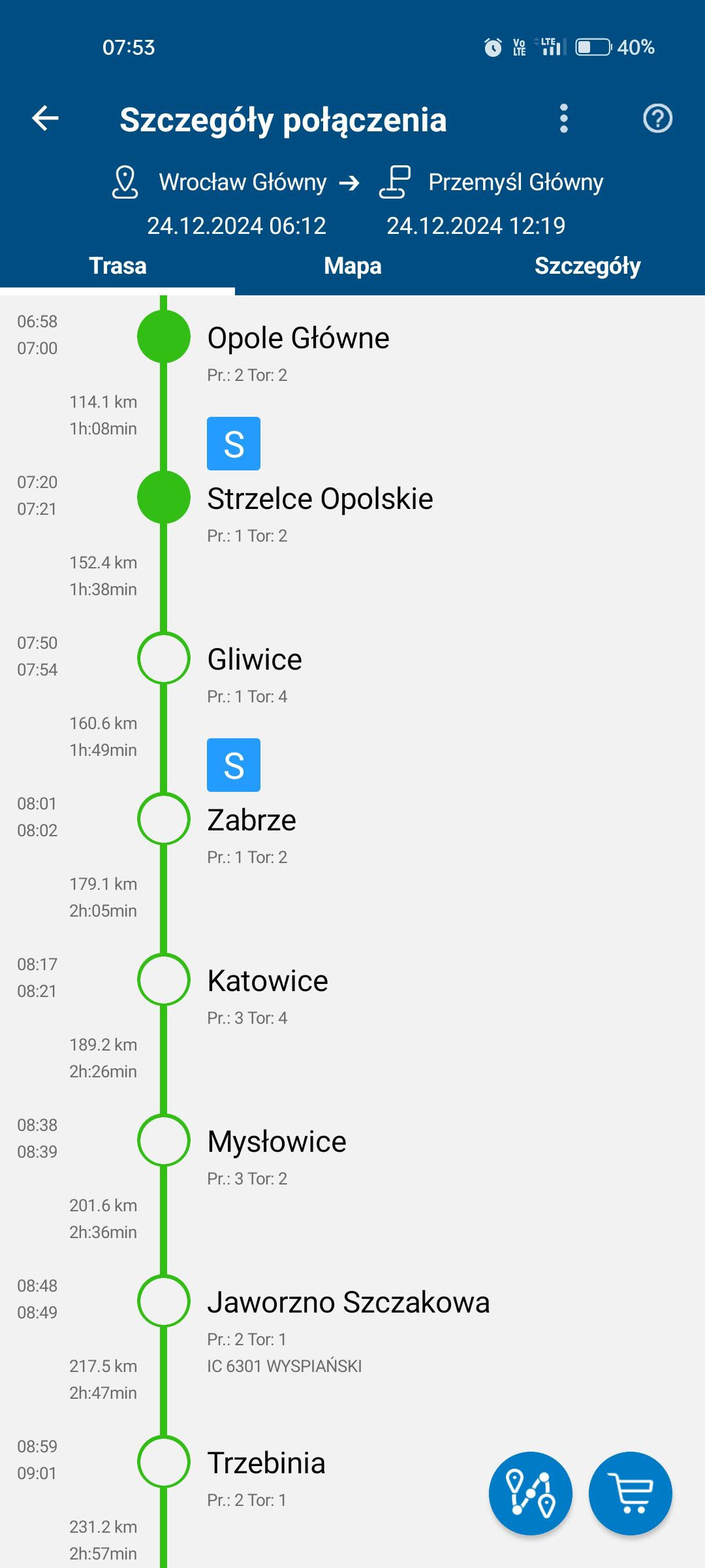 Portal Pasażera gdzie jest pociąg