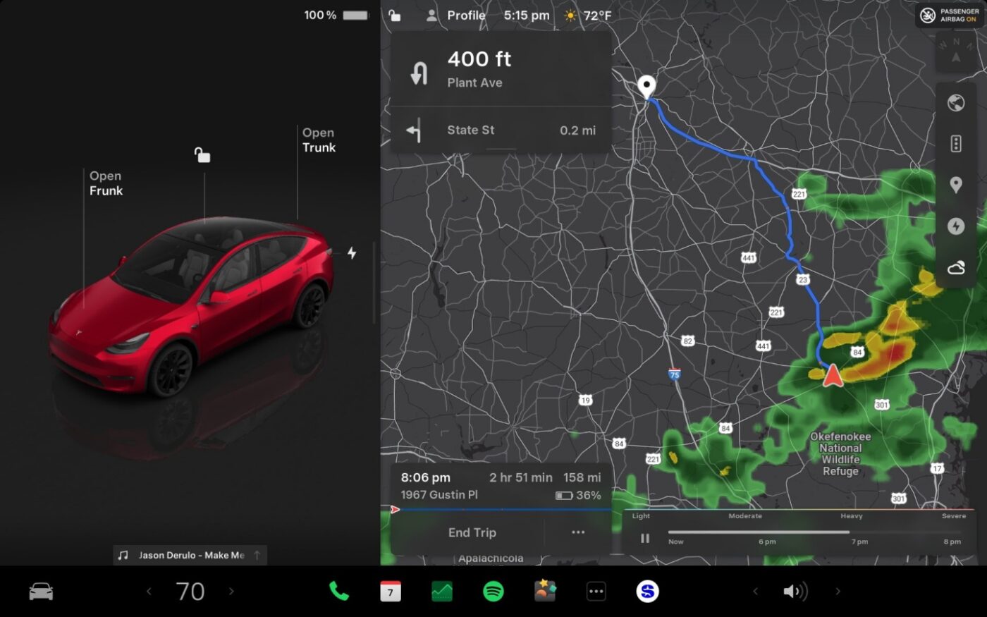 Tesla pogoda 