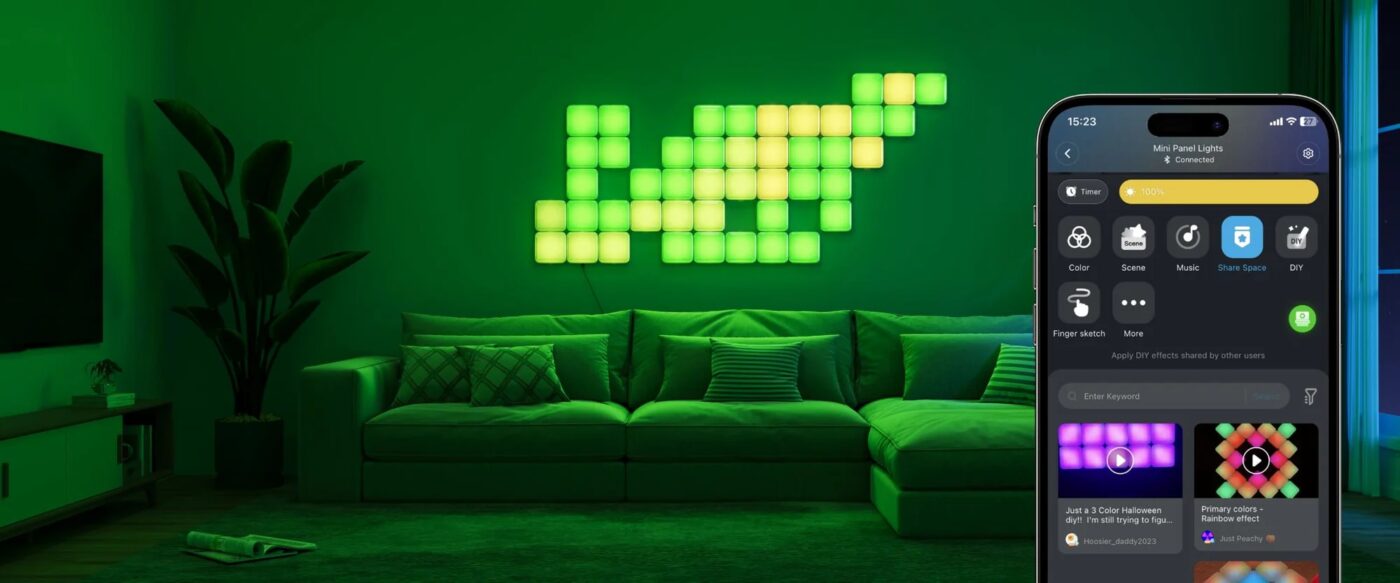 oświetlenie govee mini panel lights