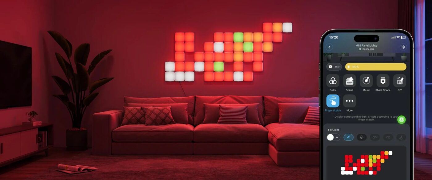 oświetlenie govee mini panel lights