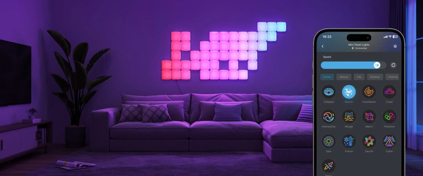 oświetlenie govee mini panel lights