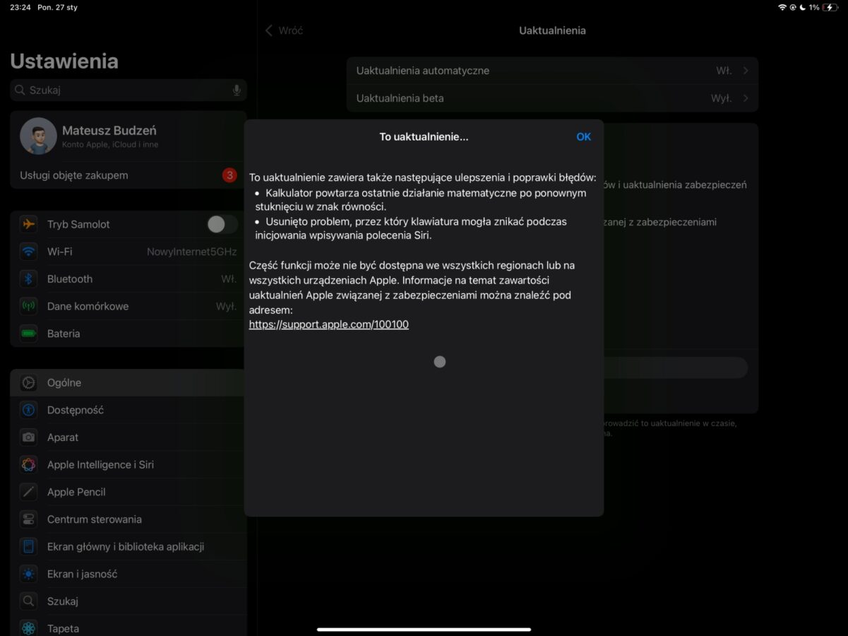 iPadOS 18.3