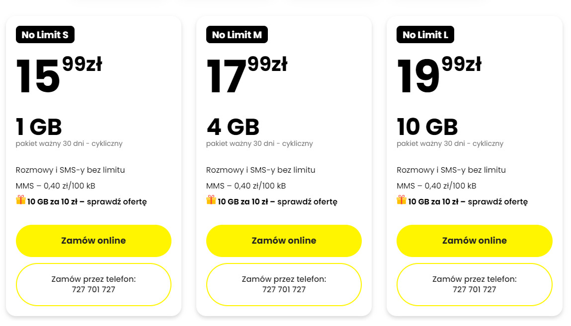 Lajt Mobile na kartę