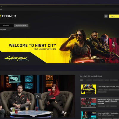 Opera GX Cyberpunk 2077 Hub