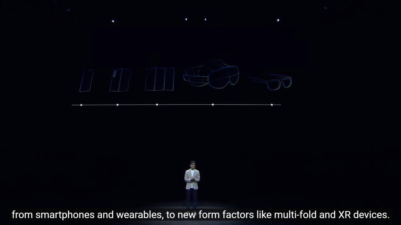 samsung galaxy unpacked styczeń 2025 san jose podwójnie składany smartfon gogle okulary ar vr