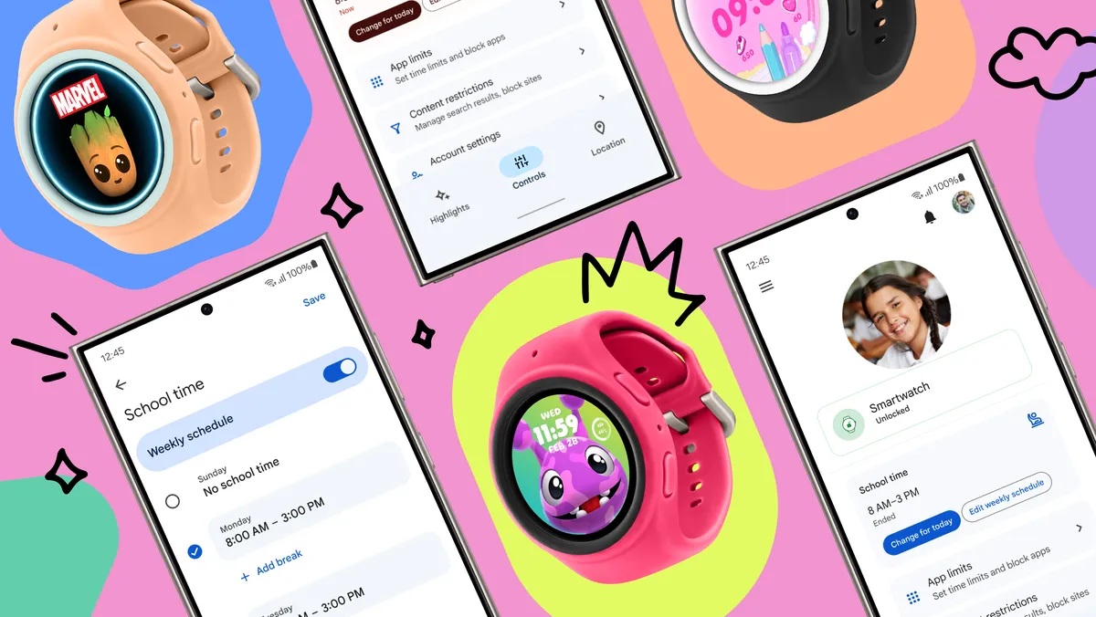 Samsung Galaxy Watch 7 LTE w wersji dla dzieci
