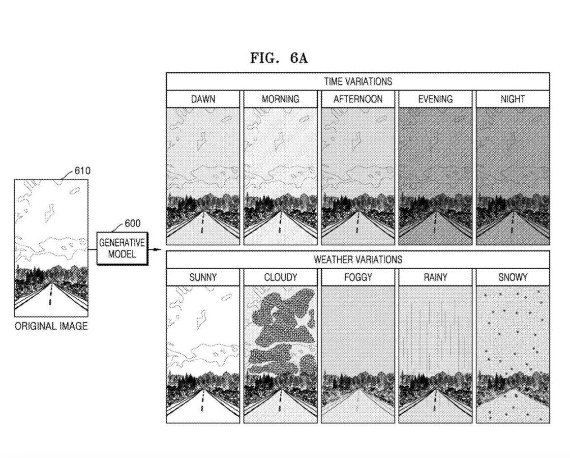 Samsung patent dostosowanie tapety do pogody za pomocą AI