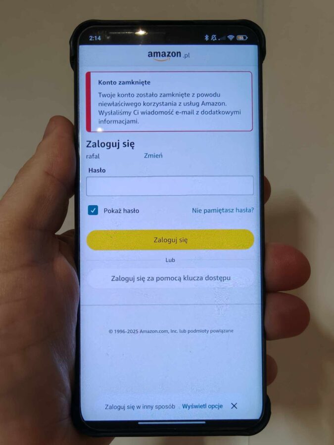 amazon sprawa pana rafała