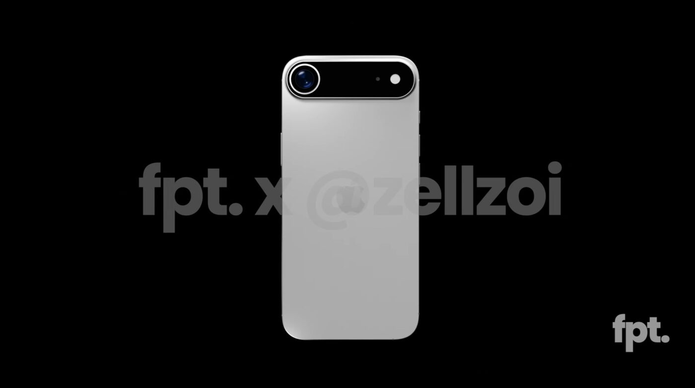 apple iphone 17 air smartphone render