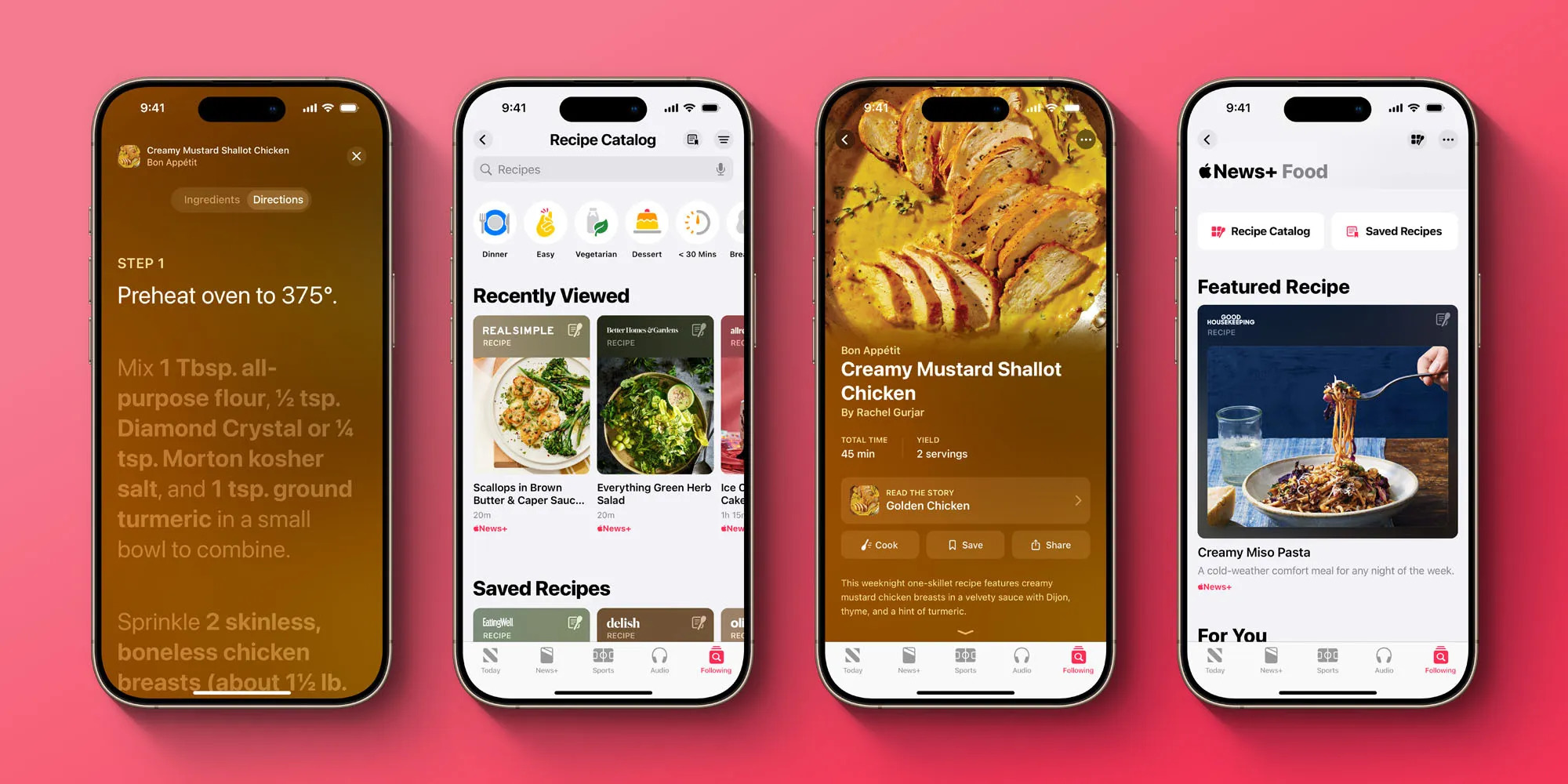 Apple News+ z nową sekcją Jedzenie w ramach iOS 18.4