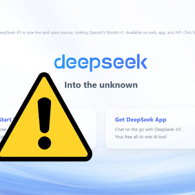 DeepSeek ostrzeżenie
