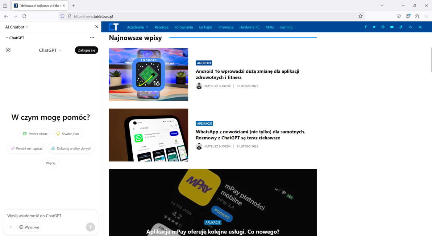 Firefox AI Chatbot