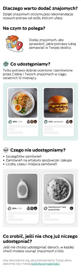glovo dodawanie znajomych fot. tabletowo.pl