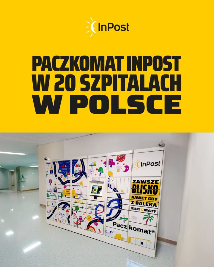 Paczkomaty InPostu już w 20 polskich szpitalach