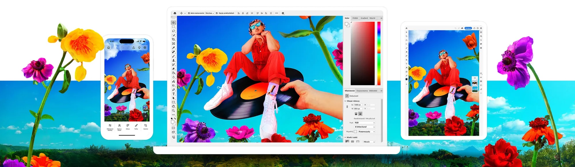 Photoshop dostępny na większej liczbie urządzeń