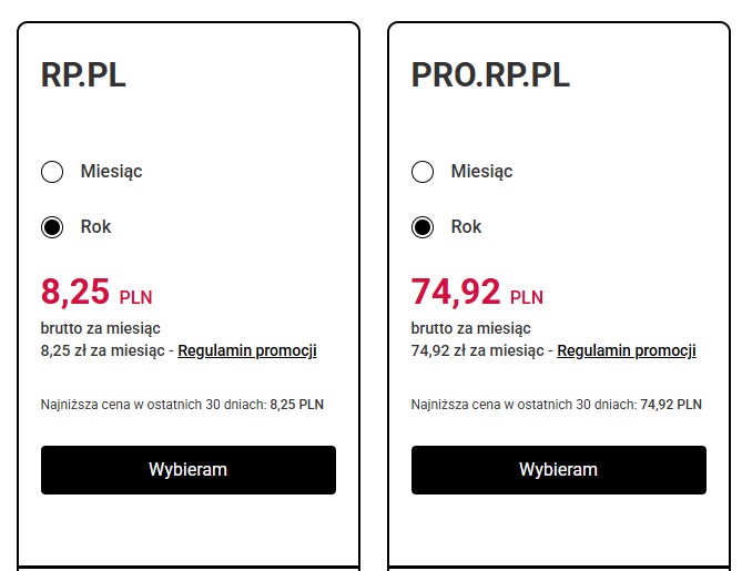 Cennik za Rzeczpospolitą