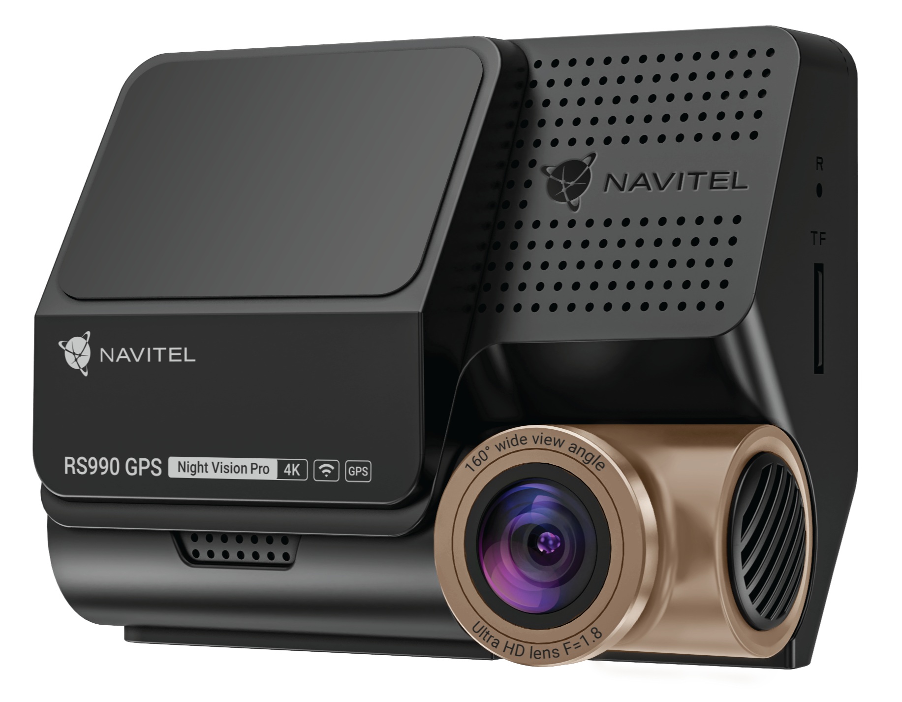 Wideorejestrator przód-tył, kamera samochodowa Navitel RS990 GPS