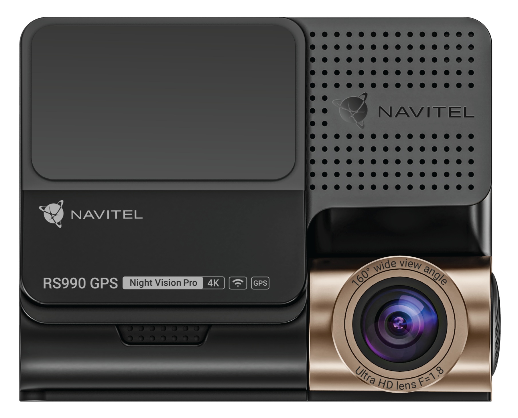 Wideorejestrator przód-tył, kamera samochodowa Navitel RS990 GPS