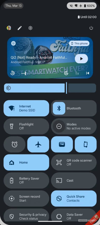 android 16 beta 3 szybkie ustawienia