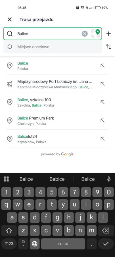 Bolt śledzenie lotów