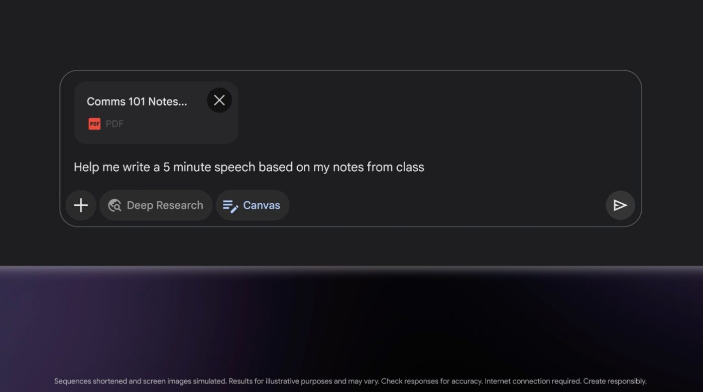 Google Gemini Canvas