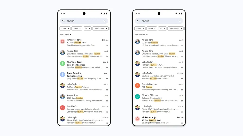 Google Gmail AI, nowa funkcja wyszukiwania