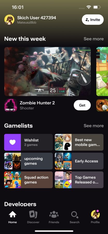 Skich Store na iOS