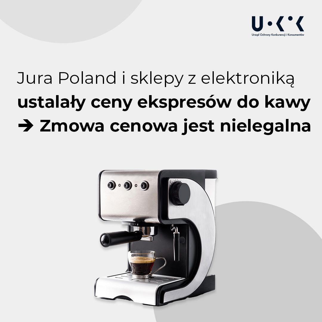 Decyzja UOKiK-u w sprawie ekspresów do kawy Jura