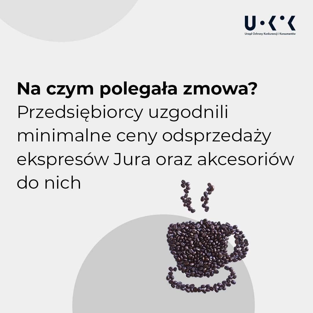 Decyzja UOKiK-u w sprawie ekspresów do kawy Jura