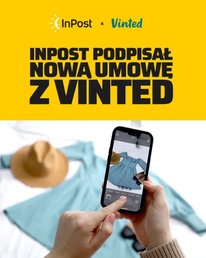Współpraca InPost i Vinted, przesyłki z Vinted przez Paczkomat i PUDO w 8 krajach Europy