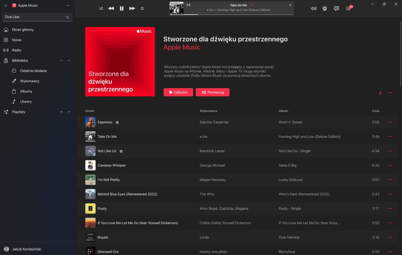 apple music windows dolby atmos