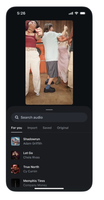 Aplikacja Edits stworzona przez Instagrama, alternatywa CapCut