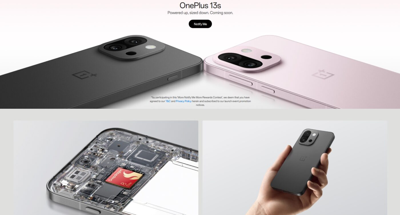smartfon oneplus 13s smartphone teaser zapowiedź