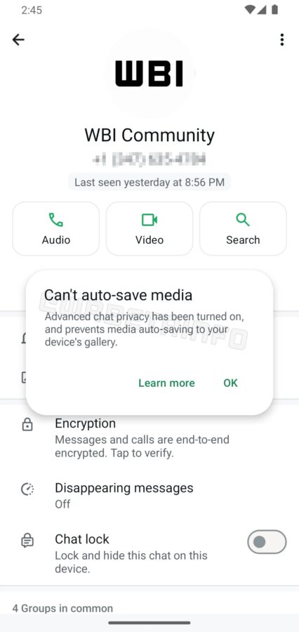 Nowa funkcja prywatności w WhatsApp - ograniczenie automatycznego zapisywania multimediów w galerii