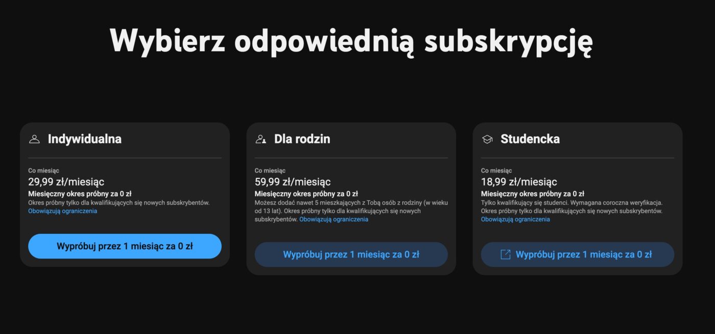 YouTube Premium nowe ceny w Polsce