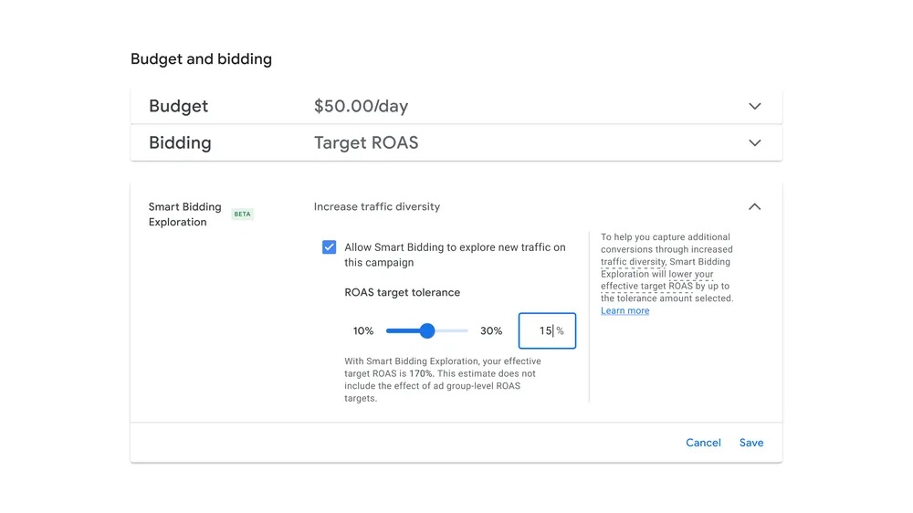 Smart Bidding Exploration - Google aktualizuje narzędzie do ustalania stawek w kampanii w Wyszukiwarce Google