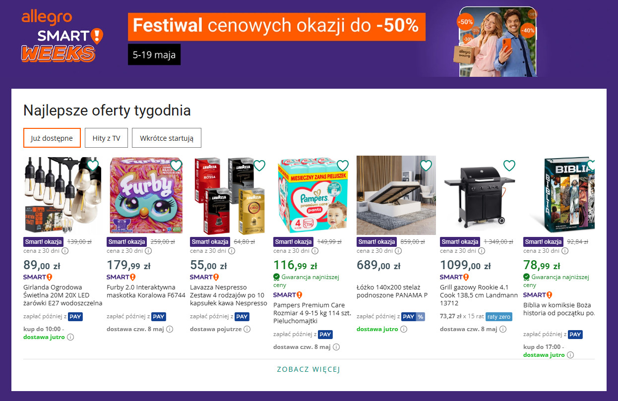 Allegro Smart! Week wyprzedaż