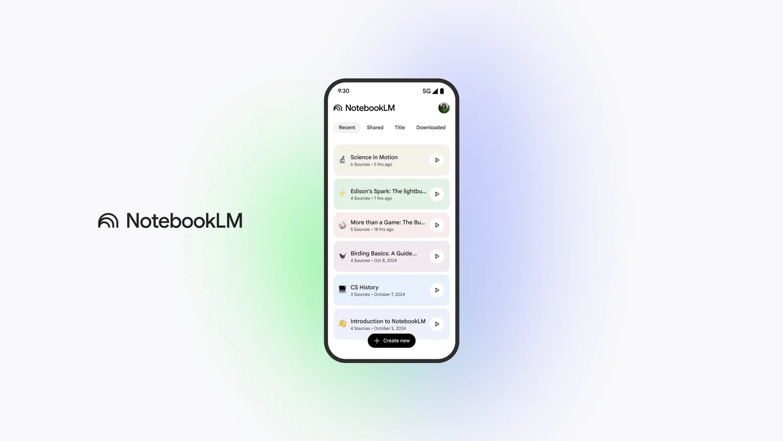 Aplikacja Google NotebookLM
