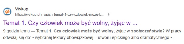 google czy człowiek może być wolny żyjąc w społeczeństwie wykop matura 2025
