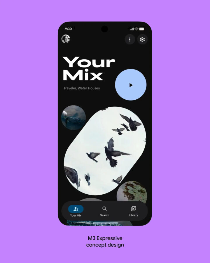 Google Material Design 3 Expressive